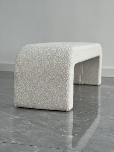 Daphne Bench Cream Boucle