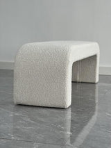 Daphne Bench Cream Boucle