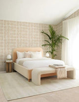 Daphne Bench Cream Boucle
