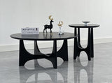 Baobab Coffee Table Black Oak