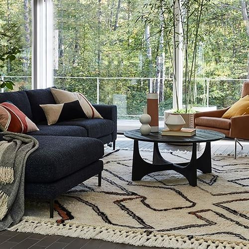 Baobab Coffee Table Black Oak