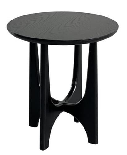 Baobab Side Table Black Oak