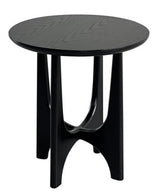 Baobab Side Table Black Oak