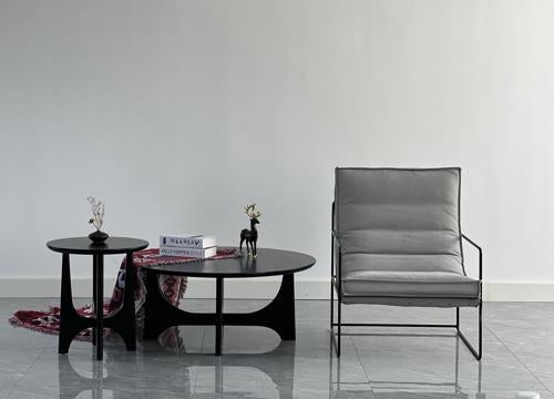 Baobab Side Table Black Oak
