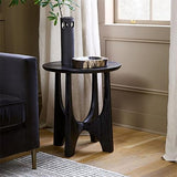 Baobab Side Table Black Oak