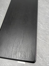 Low Shelving Unit Black Oak