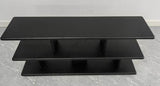 Low Shelving Unit Black Oak