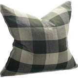 Linen Cushion Cover Olive 550x550mm