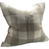 Linen Cushion Cover Milk 550x550mm