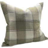 Linen Cushion Cover Sage 550x550mm