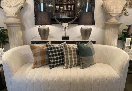 Linen Cushion Cover Softpine 550x550mm SC9068