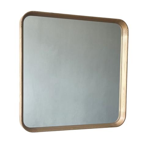 Natural Oak Square Framed Mirror 800x800mm