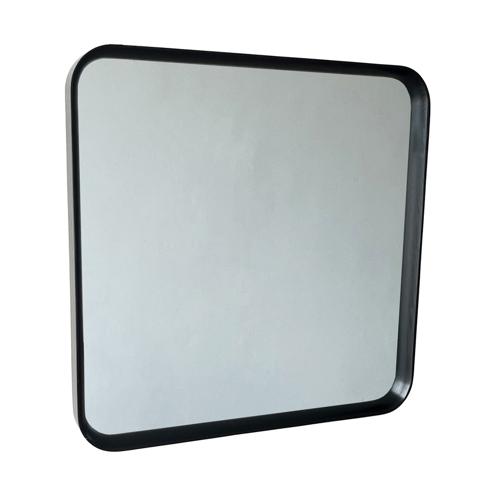 Black Oak Square Framed Mirror 800x800mm