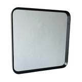 Black Oak Square Framed Mirror 800x800mm