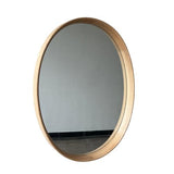 Natural Oak Oval Framed Mirror 630x800mm