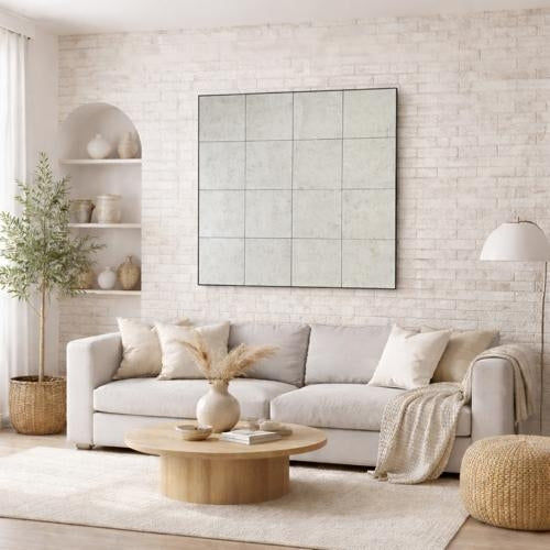 Vintage Square Mirror 1200x1200mm