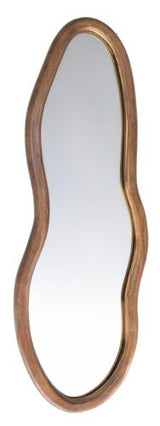 Squiggle Mirror Walnut 520x1500x30mm UH5011