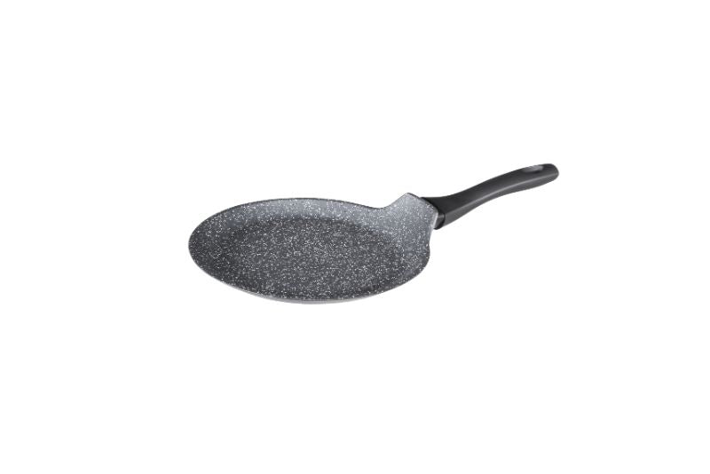 24cm Pyrostone PYROLUX crepe/pancake pan with non-stick surface, ergonomic handle, suitable for all cooktops, oven safe to 180C.