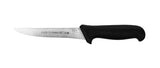 High-carbon stainless steel boning knife with ergonomic handle, ideal for precise deboning and filleting tasks.