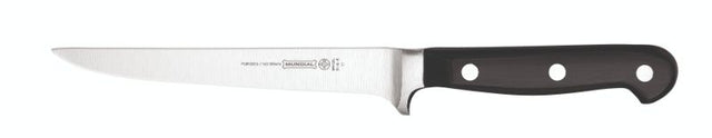 Mundial 15cm boning knife with high carbon stainless steel blade and ergonomic handle for precision deboning.