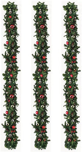 Wall Decoration -  Pine Garland S/Setter (165cm)