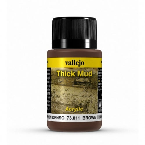 Vallejo Weathering Effects - Brown Thick Mud 40 Ml