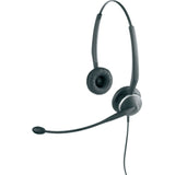 Jabra GN2125 wired headset with stereo sound, noise-cancelling, quick disconnect, and over-the-head comfort for professionals.