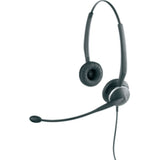 Jabra GN2125 wired stereo headset with quick disconnect, noise-cancelling, over-the-head design for all-day comfort.