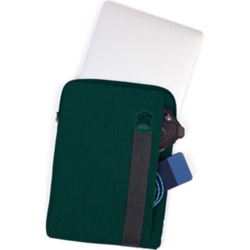 STM Goods Ridge Carrying Case (Sleeve) for 38.1 cm (15") MacBook - Botanical Gre