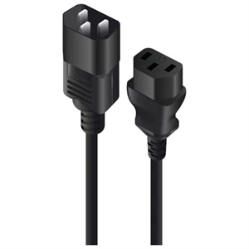 Alogic Power Extension Cord - For Computer, Server - 230 V AC / 10 A - Black - 2