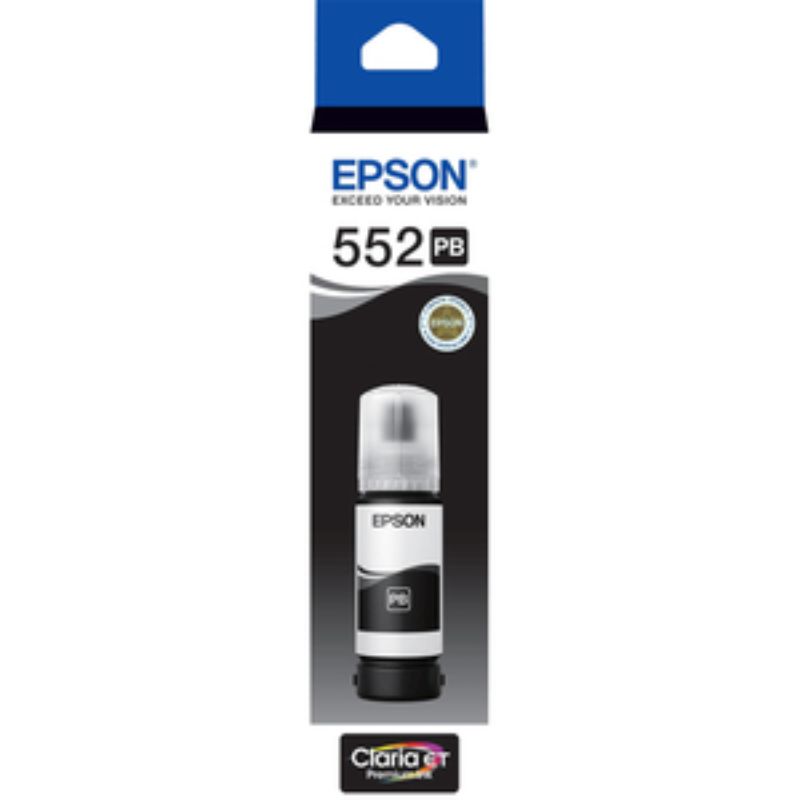 Epson EcoTank T552 Refill Ink Bottle - Inkjet - Photo Black