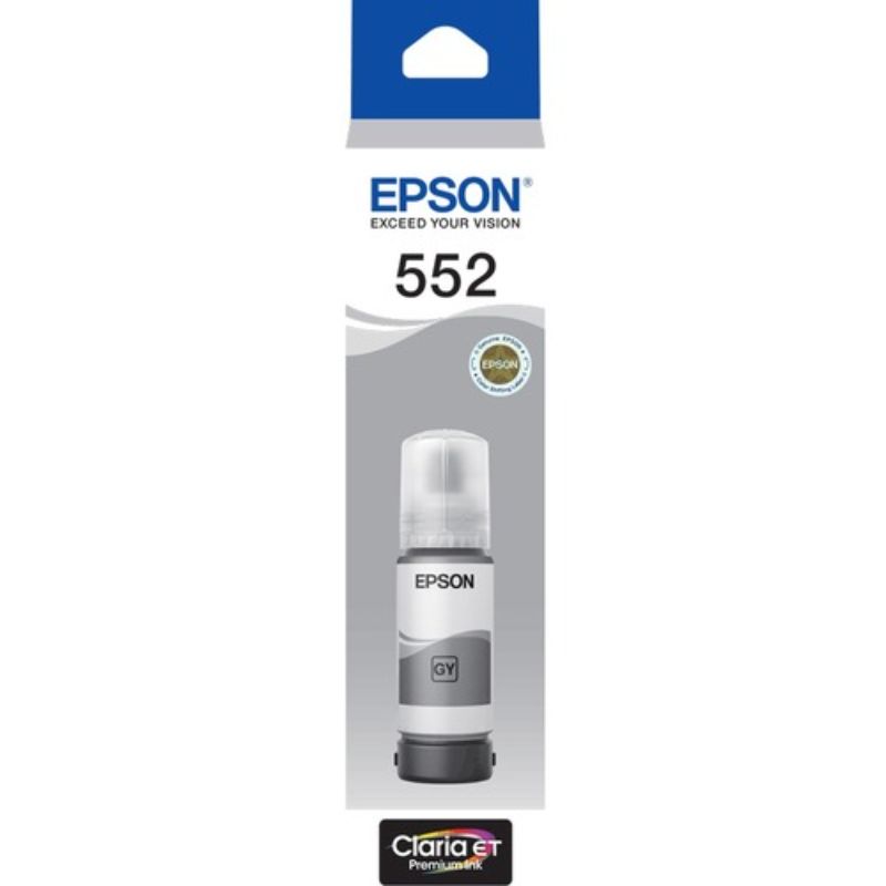 Epson EcoTank T552 Refill Ink Bottle - Inkjet - Grey