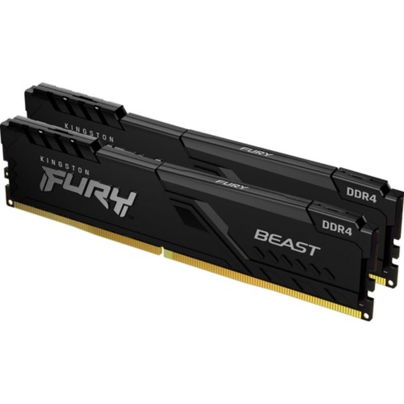 Kingston FURY Beast 32GB (2 x 16GB) DDR4 SDRAM Memory Kit - 32 GB (2 x 16GB) - D