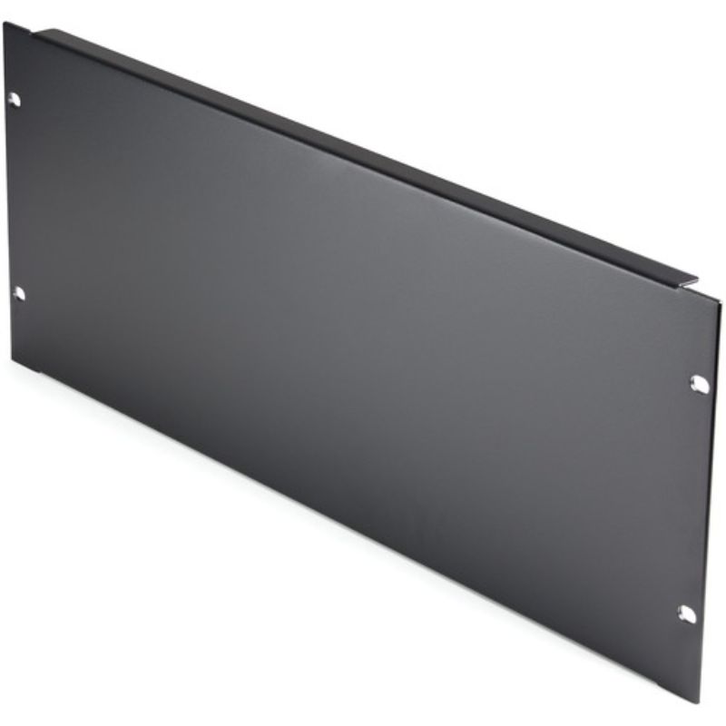StarTech.com 4U Blank Panel - Cold Rolled Steel - Black - 4U Rack Height - 1 Pac