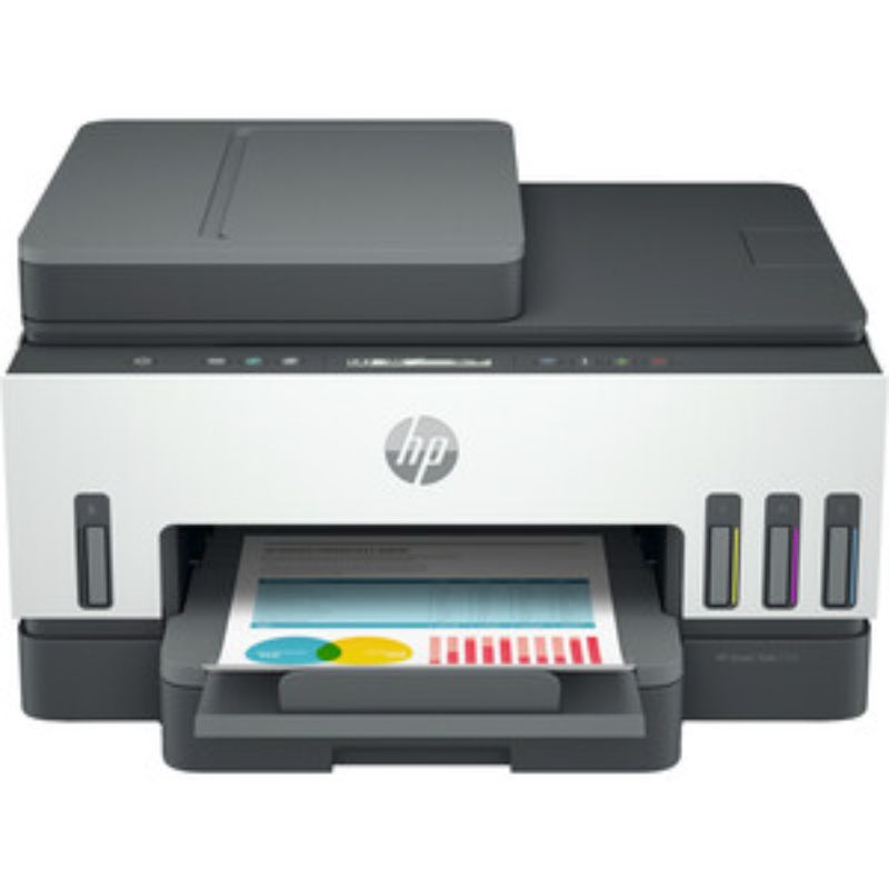 HP Smart Tank 7300 7305 printer: a wireless multifunction inkjet for vibrant color printing, copying, and scanning with high capacity.