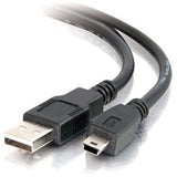 Alogic 5m USB 2.0 Male to Male Mini Cable for charging and data transfer between devices with mini USB connectors.