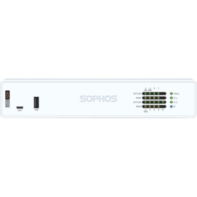 Sophos XGS 107 Network Security/Firewall Appliance - 8 Port - 10/100/1000Base-T,