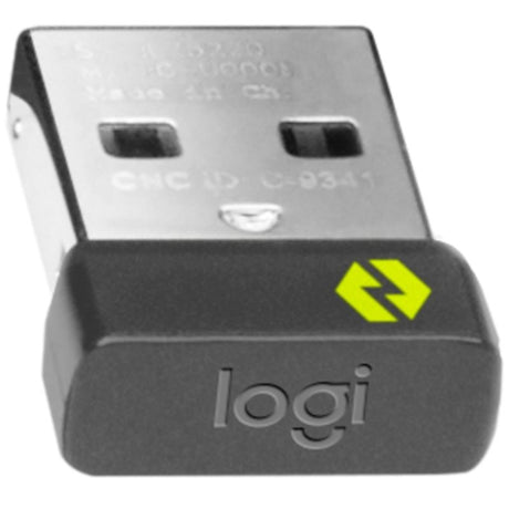 Logitech Logi Bolt RF Adapter for seamless multi-device connectivity via USB Type A, compatible with various operating systems.