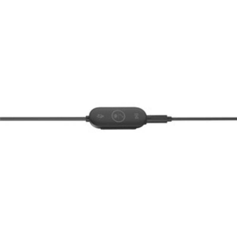 Logitech Zone Wired Earbuds - Stereo - Mini-phone (3.5mm), USB Type A, USB Type