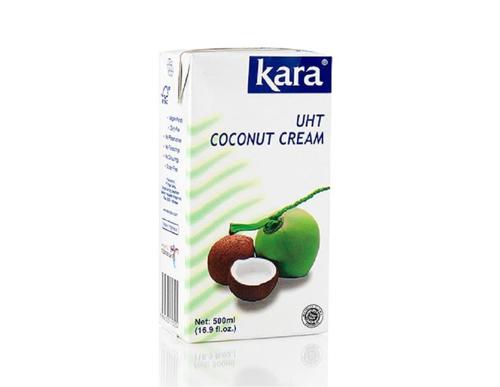 Carton x 12 - COCONUT CREAM 24% FAT UHT KARA - 500ml