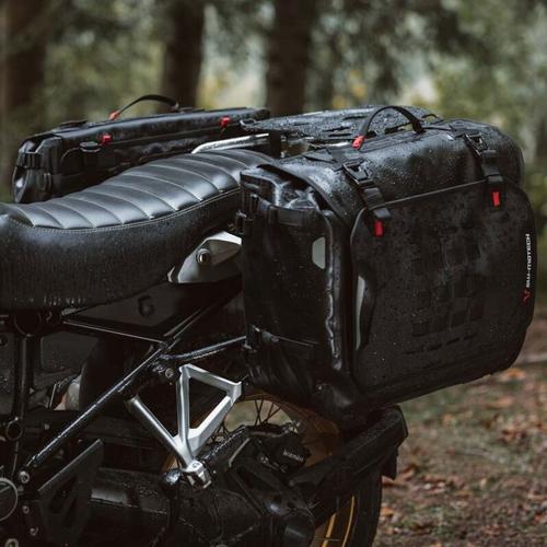SW-Motech Sys Bag Waterproof w/ Adapter Plate 27L-40L Left For PRO OR Evo Side