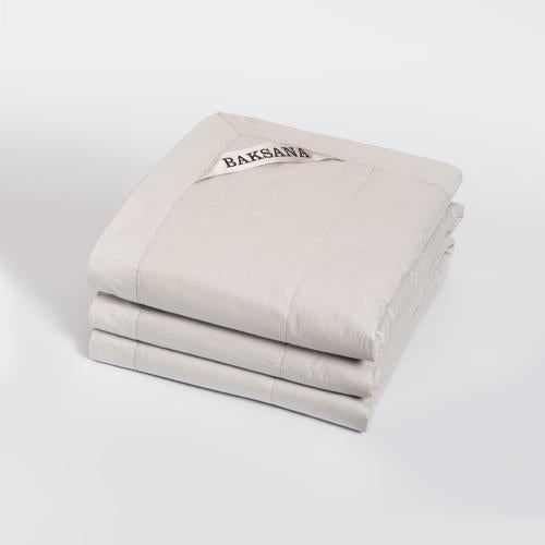 Baksana - Luxury Espresso Coverlet  - 30/70 - Linen - Single / King SIngle
