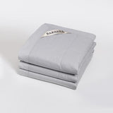 Baksana - Luxury Espresso Coverlet  - 30/70 - Silver - Single / King SIngle