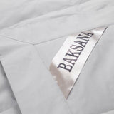 Baksana - Luxury Espresso Coverlet  - 30/70 - Silver - Double / Queen