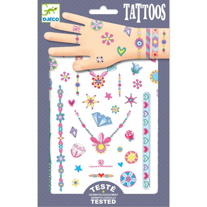 Temporary Tattoo - Jenni's Jewels (4 Packs)