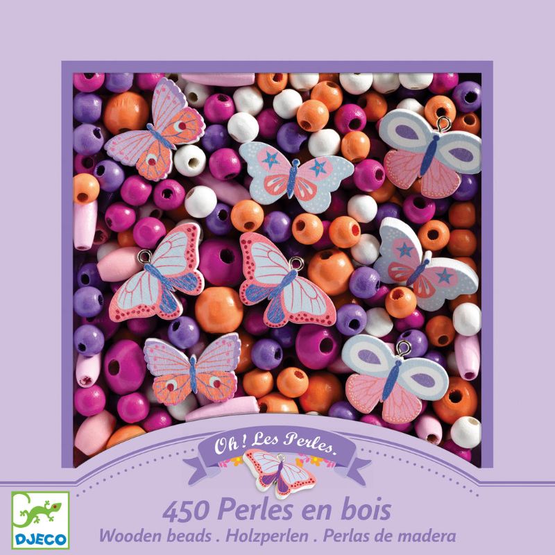 Wooden Beads - Butterflies (450pcs)