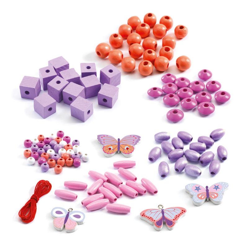 Wooden Beads - Butterflies (450pcs)