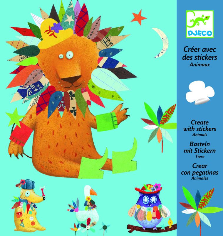 Sticker Activity Book - Create Animals