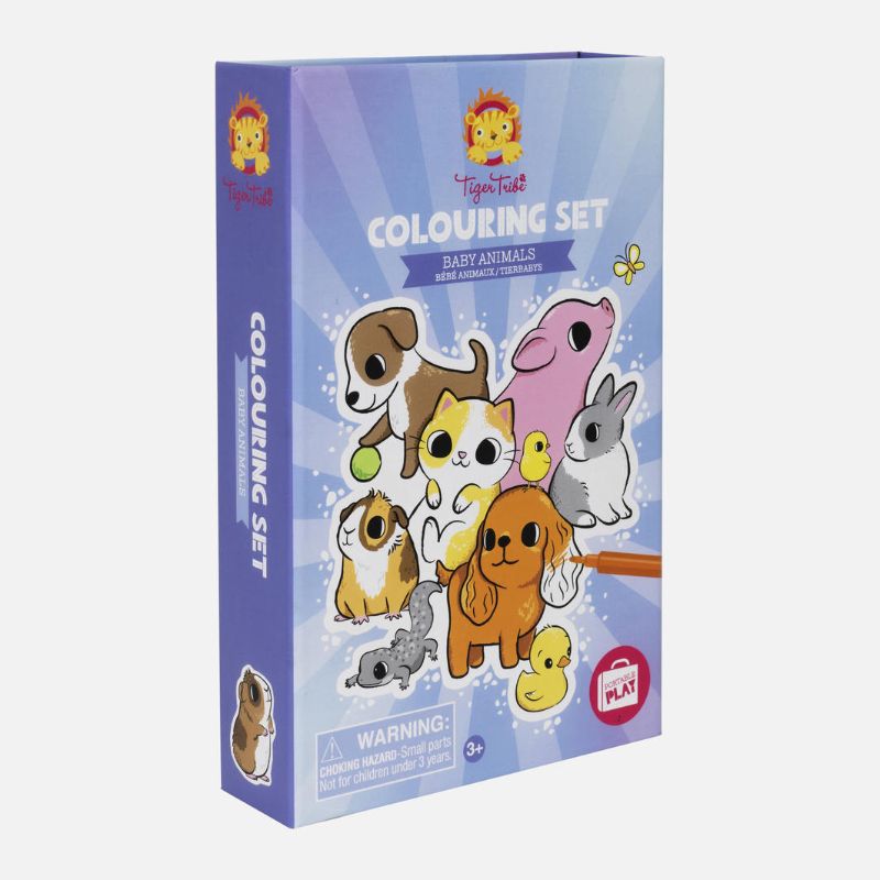 Colouring Set - Baby Animals