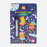 Colorful dot paint set for kids by Tiger Tribe, featuring easy applicators and non-toxic, washable paints for creative fun.